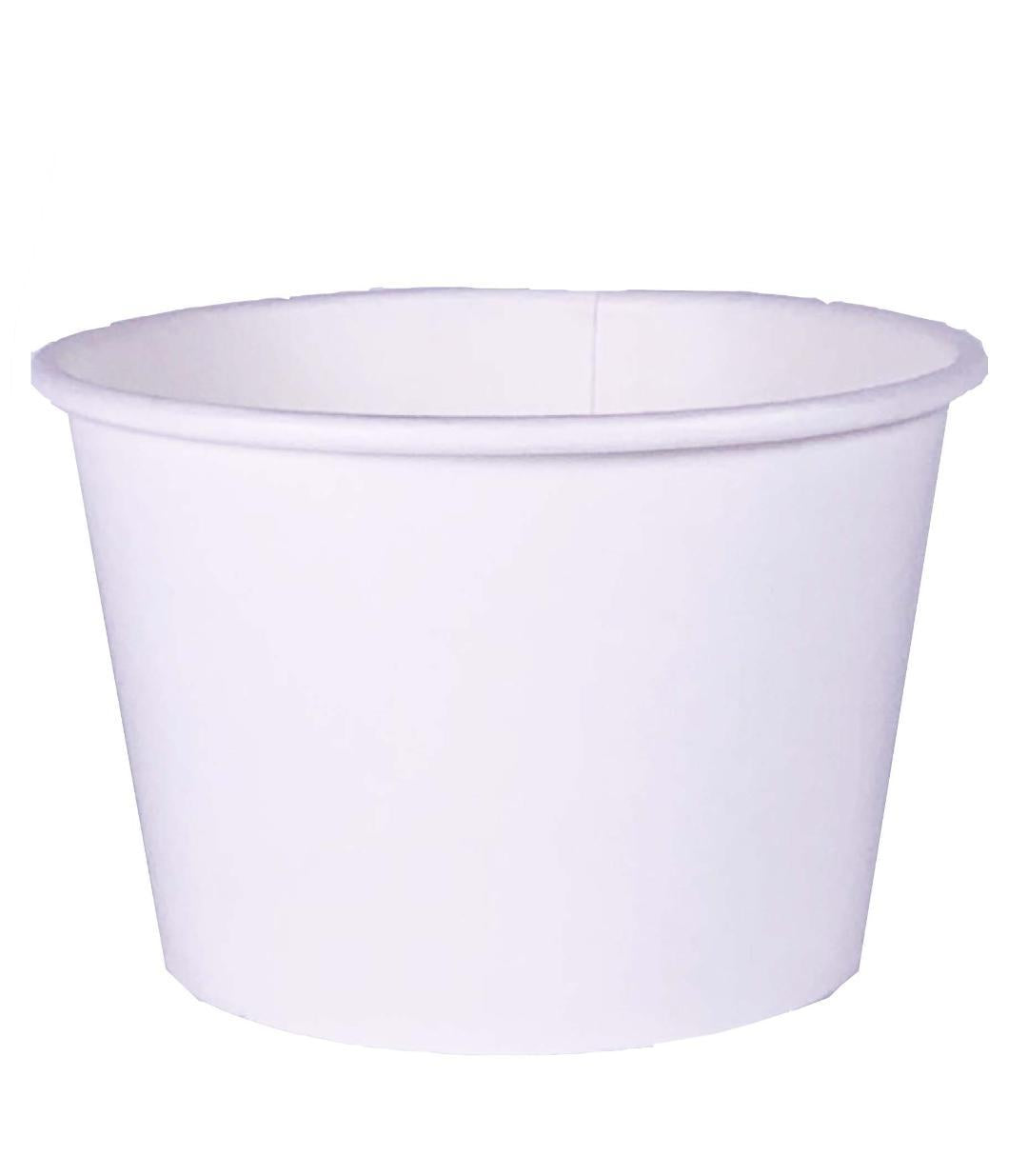 Ice Cream Paper Cup 5oz in white , 1000 unit per box